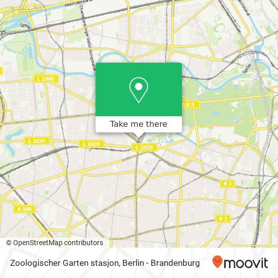 Zoologischer Garten stasjon map