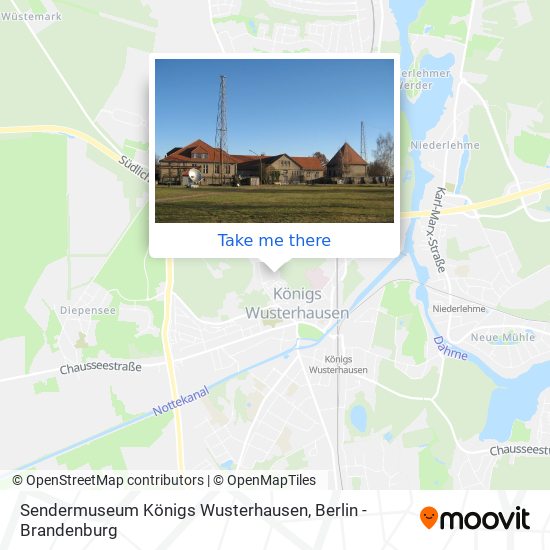 Карта Sendermuseum Königs Wusterhausen