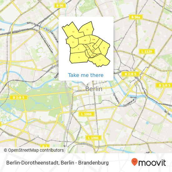 Berlin-Dorotheenstadt map
