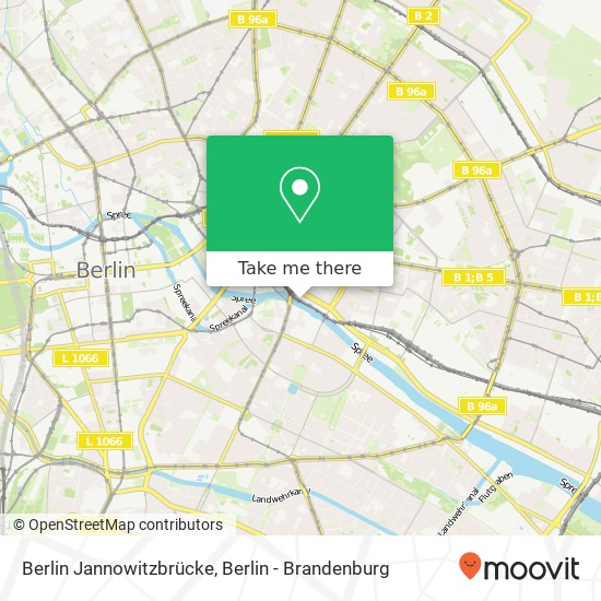 Berlin Jannowitzbrücke map