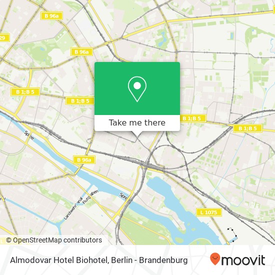 Almodovar Hotel Biohotel map