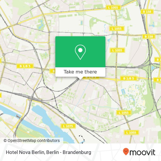 Карта Hotel Nova Berlin