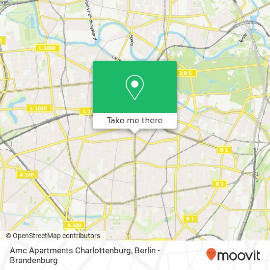 Amc Apartments Charlottenburg map