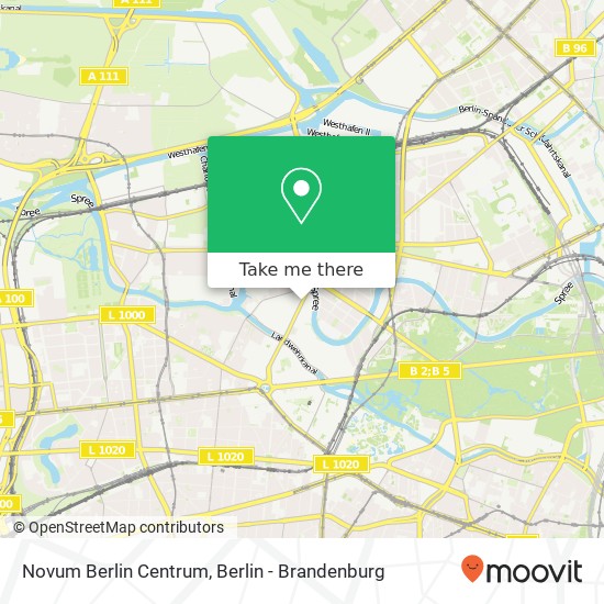 Novum Berlin Centrum map