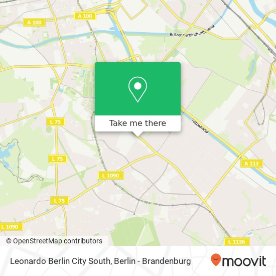 Карта Leonardo Berlin City South