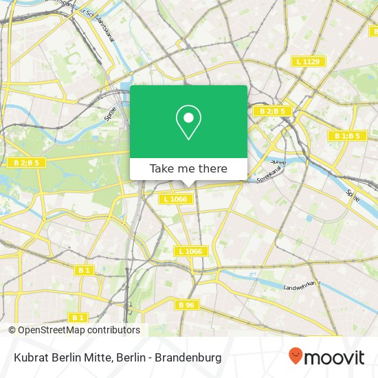Kubrat Berlin Mitte map