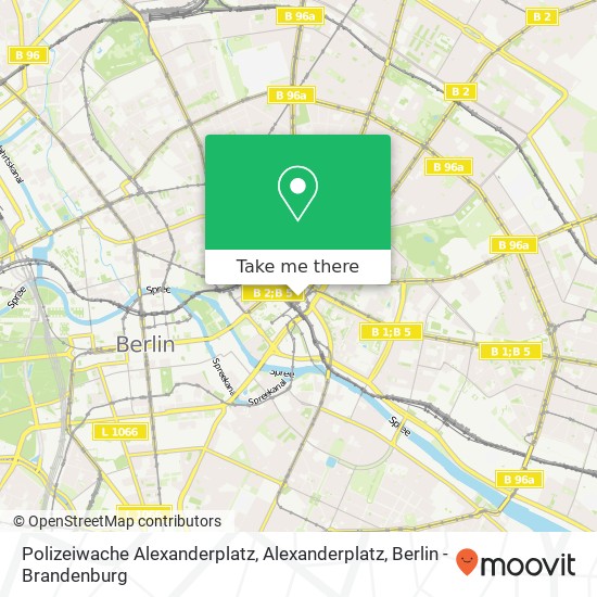 Polizeiwache Alexanderplatz, Alexanderplatz map