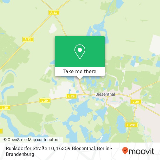 Ruhlsdorfer Straße 10, 16359 Biesenthal map