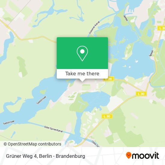 Grüner Weg 4 map
