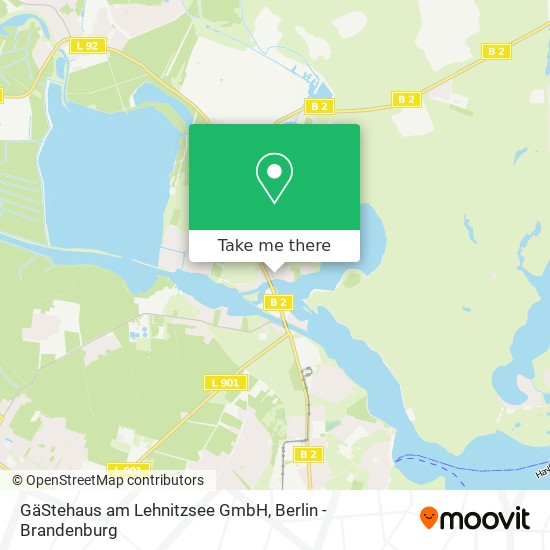 GäStehaus am Lehnitzsee GmbH map