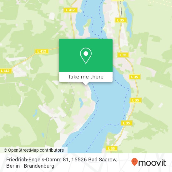 Friedrich-Engels-Damm 81, 15526 Bad Saarow map