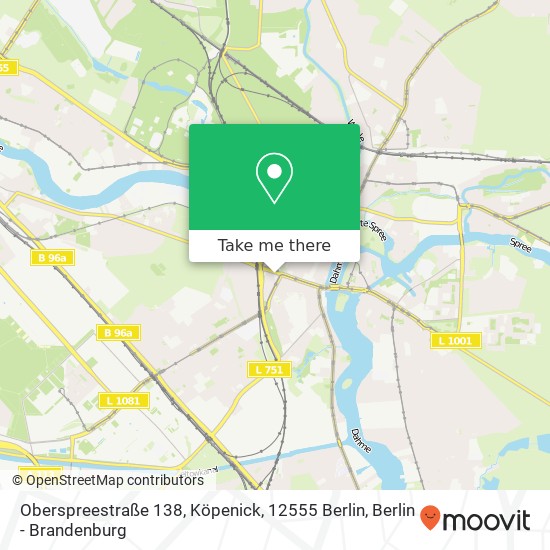 Oberspreestraße 138, Köpenick, 12555 Berlin map