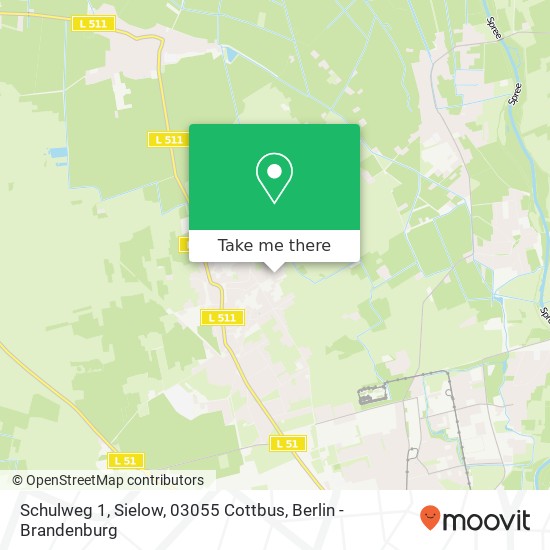 Schulweg 1, Sielow, 03055 Cottbus map