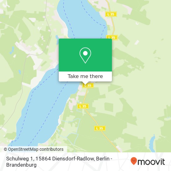 Schulweg 1, 15864 Diensdorf-Radlow map