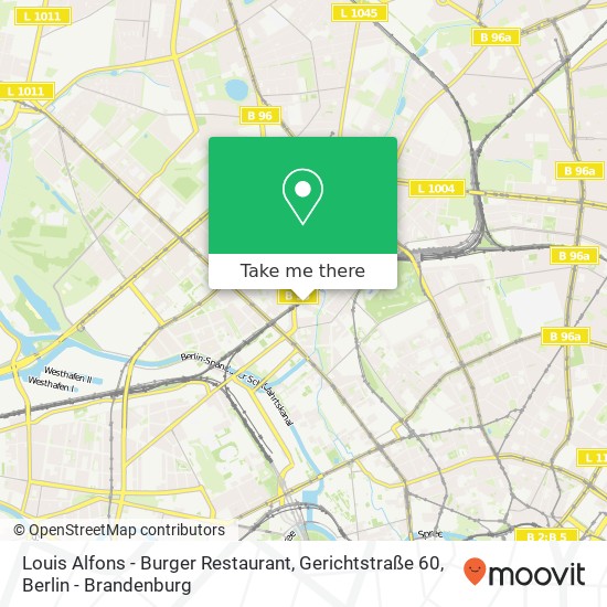 Louis Alfons - Burger Restaurant, Gerichtstraße 60 map