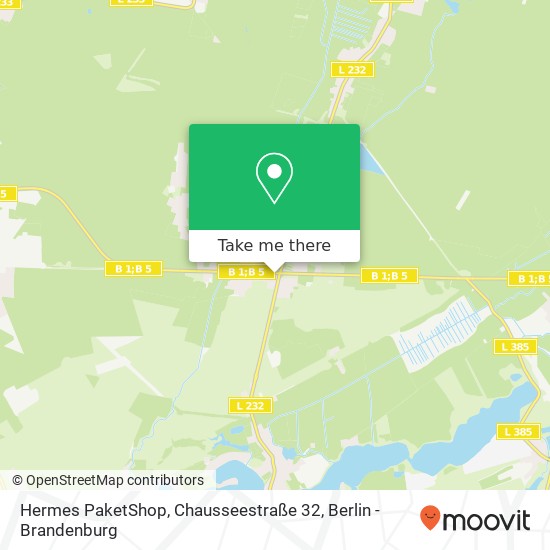 Hermes PaketShop, Chausseestraße 32 map