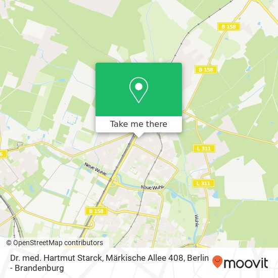 Dr. med. Hartmut Starck, Märkische Allee 408 map