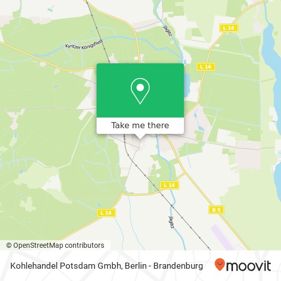 Kohlehandel Potsdam Gmbh map