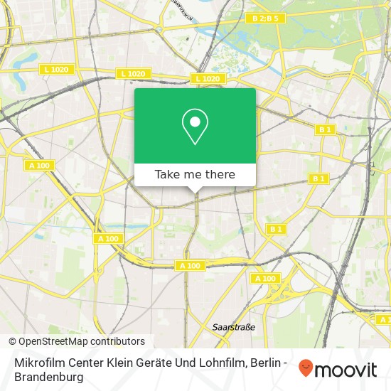 Mikrofilm Center Klein Geräte Und Lohnfilm map