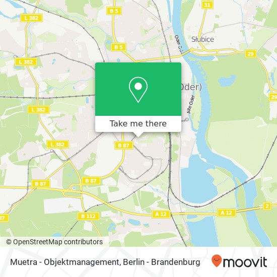 Карта Muetra - Objektmanagement