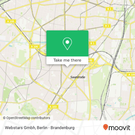 Webstars Gmbh map