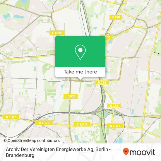 Archiv Der Vereinigten Energiewerke Ag map