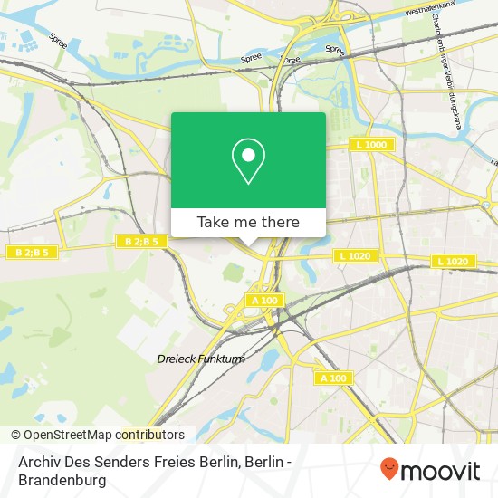 Archiv Des Senders Freies Berlin map