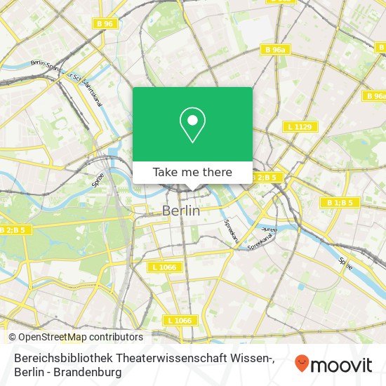 Bereichsbibliothek Theaterwissenschaft Wissen- map