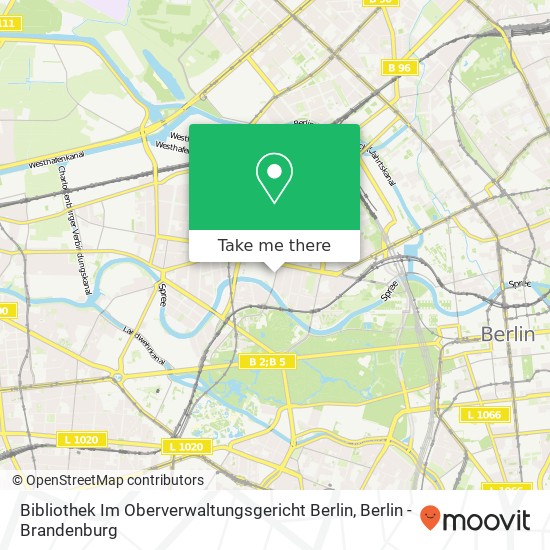 Bibliothek Im Oberverwaltungsgericht Berlin map