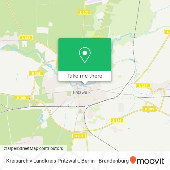 Kreisarchiv Landkreis Pritzwalk map