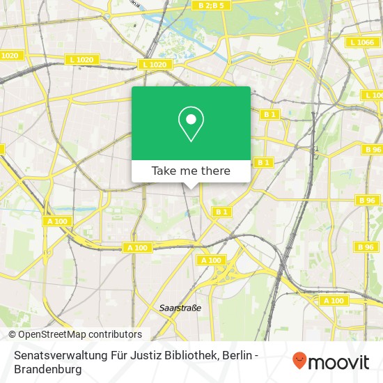 Senatsverwaltung Für Justiz Bibliothek map