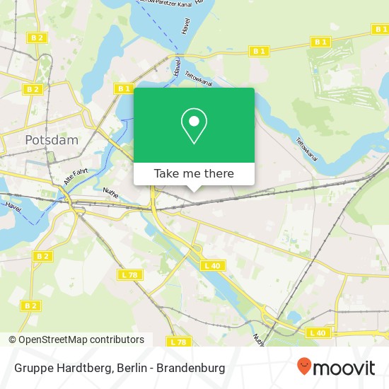 Gruppe Hardtberg map