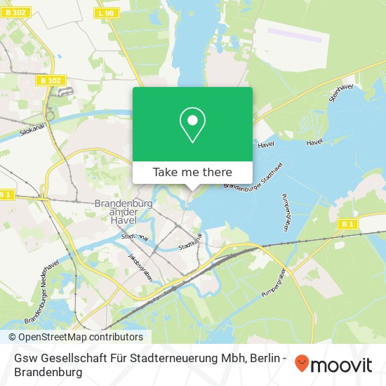 Gsw Gesellschaft Für Stadterneuerung Mbh map