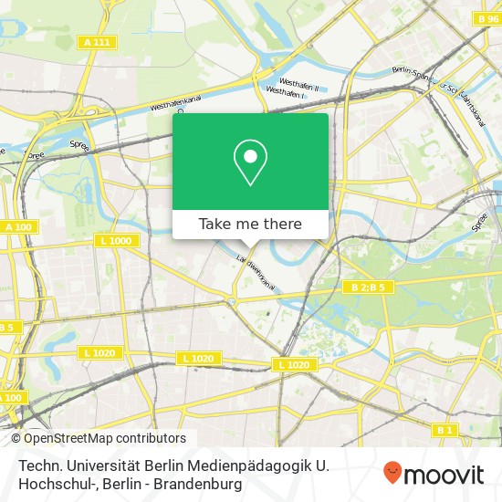 Techn. Universität Berlin Medienpädagogik U. Hochschul- map
