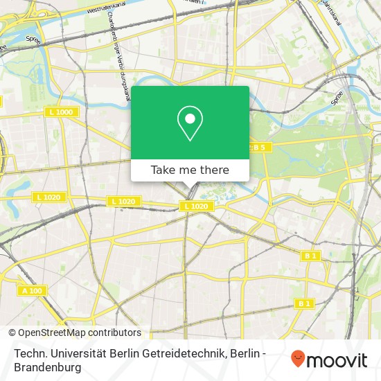 Techn. Universität Berlin Getreidetechnik map