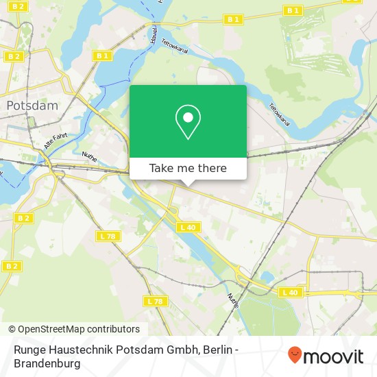 Runge Haustechnik Potsdam Gmbh map