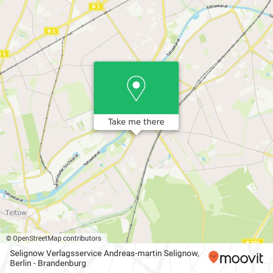 Selignow Verlagsservice Andreas-martin Selignow map