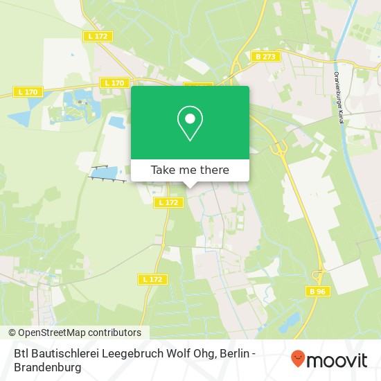 Btl Bautischlerei Leegebruch Wolf Ohg map