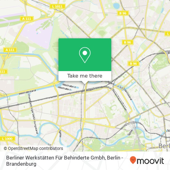 Berliner Werkstätten Für Behinderte Gmbh map