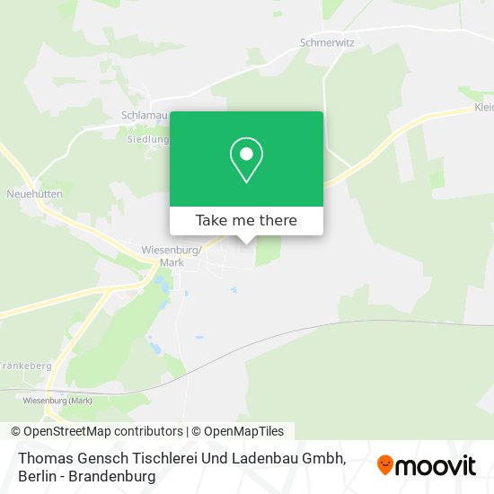 Thomas Gensch Tischlerei Und Ladenbau Gmbh map