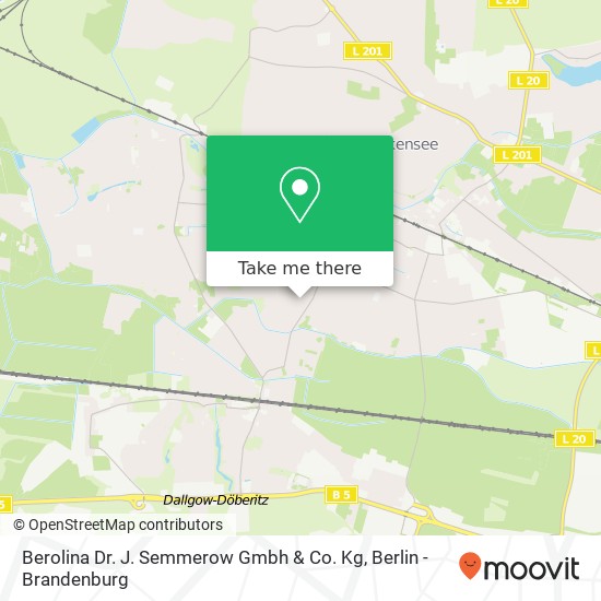 Berolina Dr. J. Semmerow Gmbh & Co. Kg map