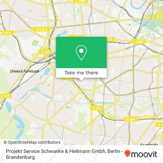 Projekt Service Schwanke & Heilmann Gmbh map