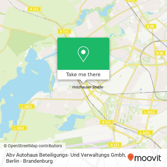 Карта Abv Autohaus Beteiligungs- Und Verwaltungs Gmbh