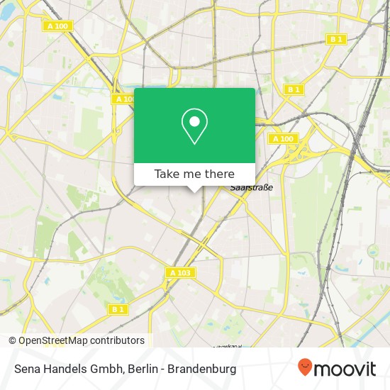 Sena Handels Gmbh map