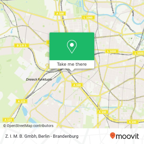 Z. I. M. B. Gmbh map