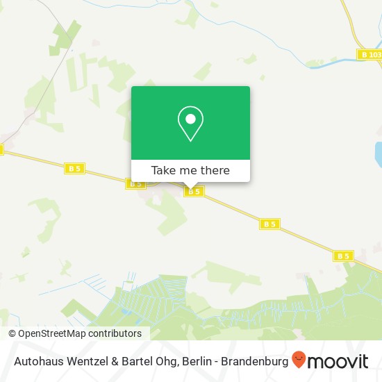 Autohaus Wentzel & Bartel Ohg map