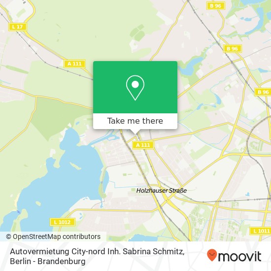 Карта Autovermietung City-nord Inh. Sabrina Schmitz