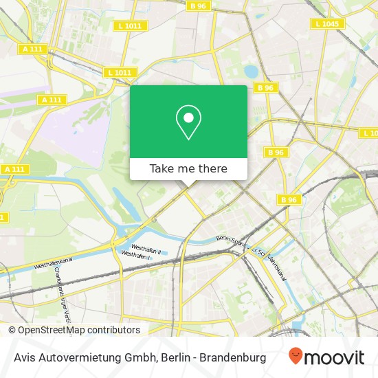 Avis Autovermietung Gmbh map