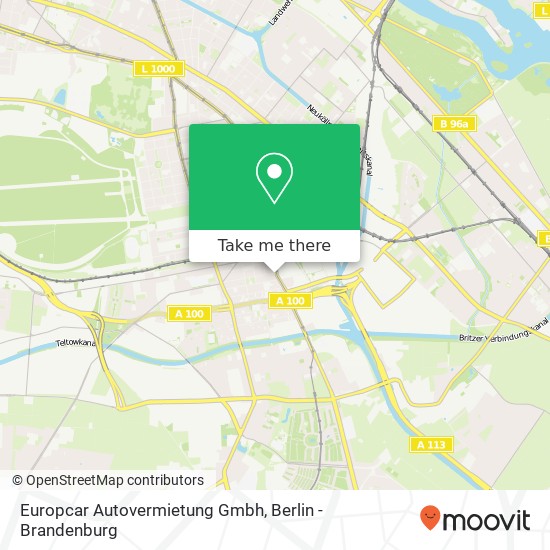 Europcar Autovermietung Gmbh map