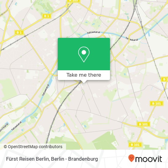 Карта Fürst Reisen Berlin